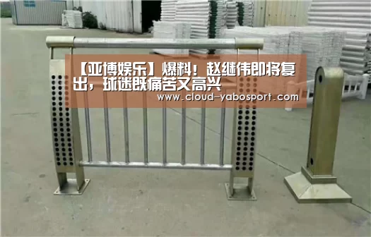 【亚博娱乐】爆料!赵继伟即将复出,球迷既痛苦又高兴(图1) 亚博棋牌